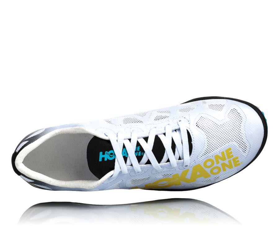 Hoka One One Mens Spikes - Rocket X - White - DVRE01739